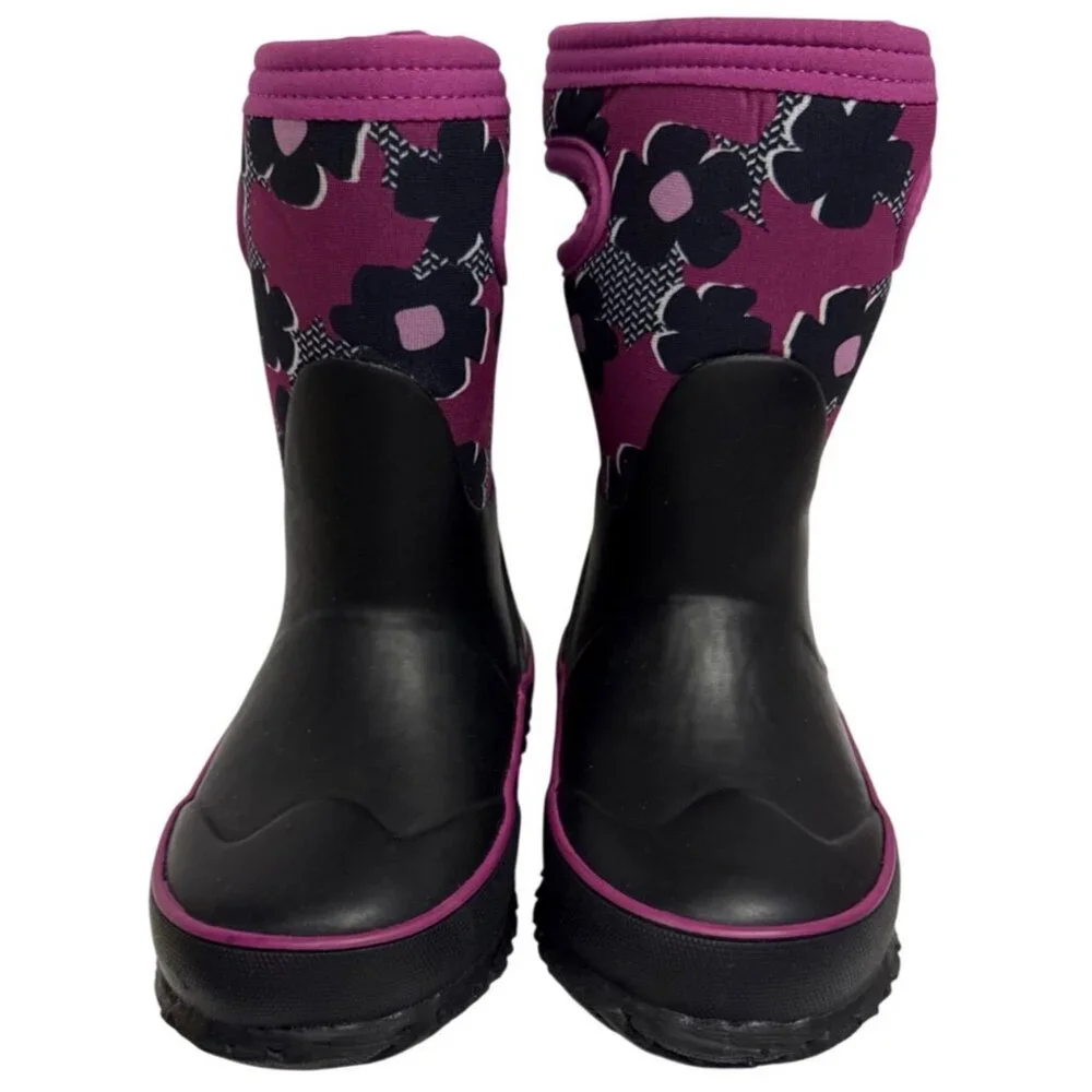 BOGS K Grasp C Petal Waterproof Boot Bloom Waterproof Max-Wick Infant Size 8
